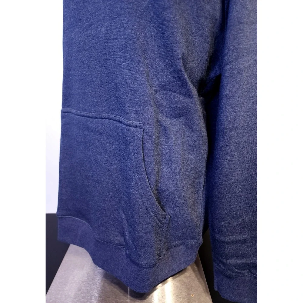 Ariat Mens Size XL Heather Blue US of A Fleece‎ Pocket Hooded Sweatshirt